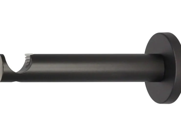 mydeco Gardinenstange-Halterung Function Schwarz Ø 2 cm Abstand 12 cm