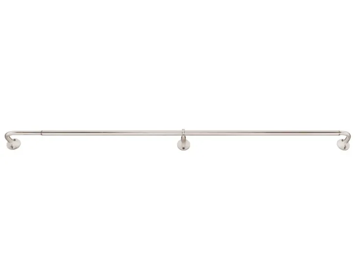 mydeco Gardinenstange-Set day & night ausziehbar Edelstahl-Optik 160-280cm* Seilspanngarnituren
