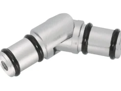 mydeco Gelenkverbinder für Gardinenstangen Edelstahl-Optik Ø 1,6 cm