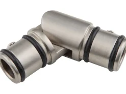 mydeco Gelenkverbinder für Gardinenstangen Edelstahl-Optik Ø 2 cm* Gardinenstangen|Seilspanngarnituren