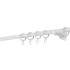 mydeco Maß-Gardinenstange mit Endstück Ball Weiß Ø 2 cm x 220 cm* Gardinenstangen