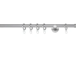 mydeco Maß-Gardinenstange mit Endstück Cap Edelstahl Ø 2 cm x 240 cm* Gardinenschienen|Seilspanngarnituren