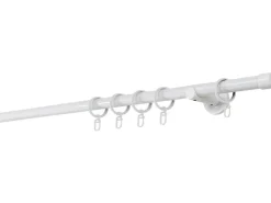 mydeco Maß-Gardinenstange mit Endstück Cap Weiß Ø 2 cm x 170 cm