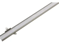 mydeco Paneelwagen für Schiebevorhang Edelstahl-Optik 60 cm