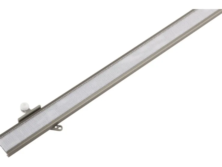 mydeco Paneelwagen für Schiebevorhang Edelstahl-Optik 60 cm