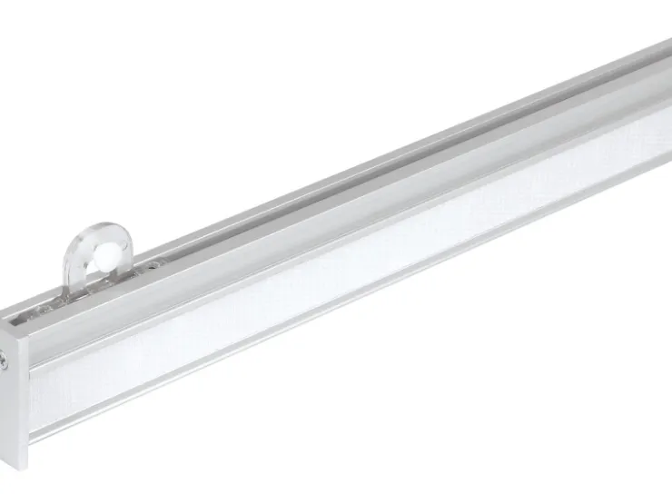 mydeco Paneelwagen für Schiebevorhang Multitrack Edelstahl-Optik 60 cm* Seilspanngarnituren