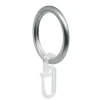 mydeco Rundringe 20 Stk. Ø40mm passend zu Gardinenstangen Ø20mm Edelstahl-Optik