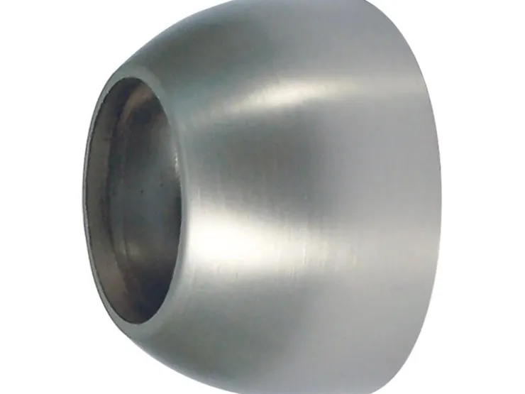 mydeco Wandhalterung-Gardinenstange Edelstahl-Optik Ø 2 cm* Gardinenstangen