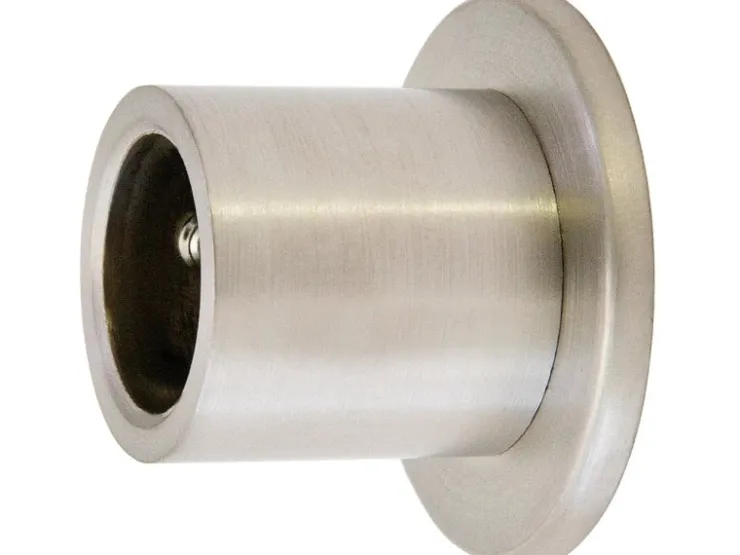 mydeco Wandhalterung-Gardinenstange Edelstahl-Optik Ø 1,6 cm