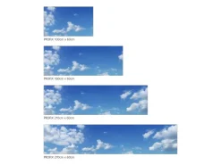 MySpotti Küchenrückwand Profix Cucina Himmel 270 x 60 cm Himmelblau