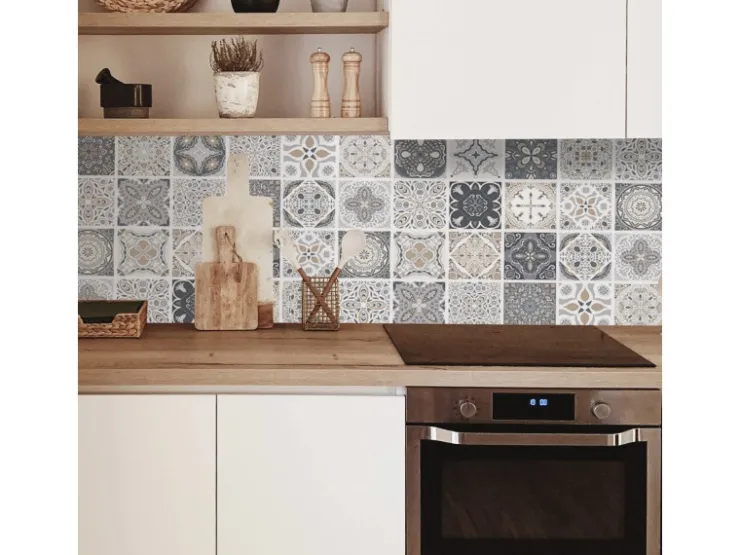 MySpotti Küchenrückwand Profix Cucina Liam 160 x 60 cm Grau-Beige* Klebefolien