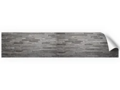 Myspotti Küchenrückwandfolie Black Bricks Selbstklebend 280 cm x 60 cm* Klebefolien