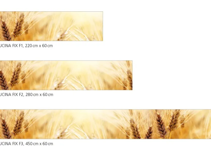 Myspotti Küchenrückwandfolie Korn Selbstklebend 450 cm x 60 cm* Klebefolien