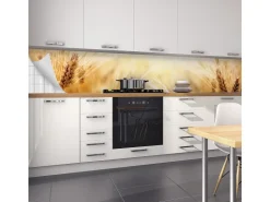 Myspotti Küchenrückwandfolie Korn Selbstklebend 450 cm x 60 cm* Klebefolien
