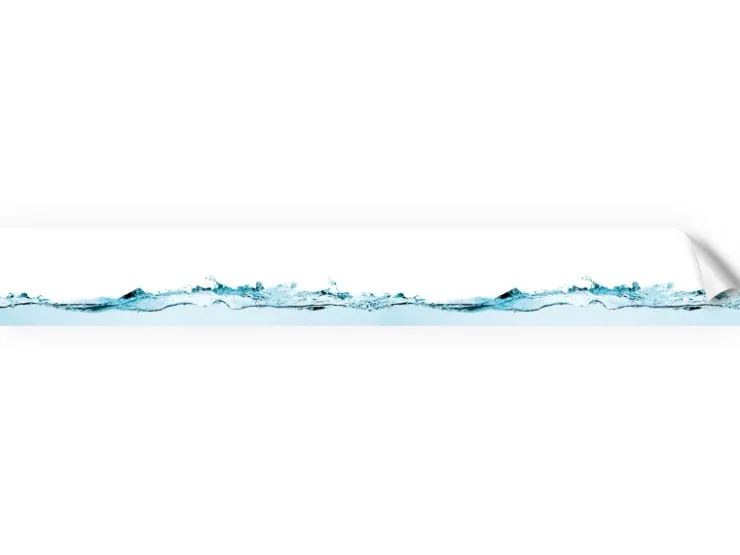 Myspotti Küchenrückwandfolie Wasser Selbstklebend 450 cm x 60 cm* Klebefolien
