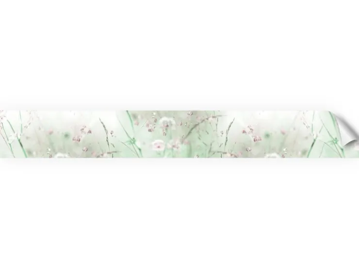 Myspotti Küchenrückwandfolie Wildblumen Selbstklebend 450 cm x 60 cm