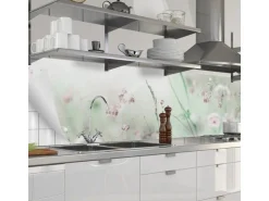 Myspotti Küchenrückwandfolie Wildblumen Selbstklebend 450 cm x 60 cm