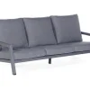 Natur24 Lounge-Sofa Empire Aluminium Polyester Wetterfest Inklusive Kissen Gartenmöbel