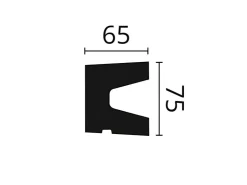 NOEL & MARQUET NMC FA15-Box DOMOSTYL Fenstersohlbänke 1 Karton Set mit 14 Leisten 28 m Weiß* Außen-Fassadenfarben
