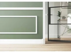 NOEL & MARQUET NMC FD15 WALLSTYL Sockelleiste Zierleiste Stuckleiste 2 m 200 cm x 1,8 cm x 15 cm Weiß* Zierprofile