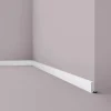 NOEL & MARQUET NMC FT1 WALLSTYL Sockelleiste Zierleiste Wandleiste Friesleiste 2 m 200 cm x 1,3 cm x 3,8 cm Weiß