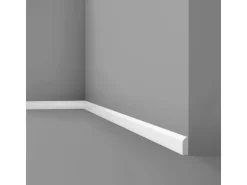 NOEL & MARQUET NMC FT1 WALLSTYL Sockelleiste Zierleiste Wandleiste Friesleiste 2 m 200 cm x 1,3 cm x 3,8 cm Weiß