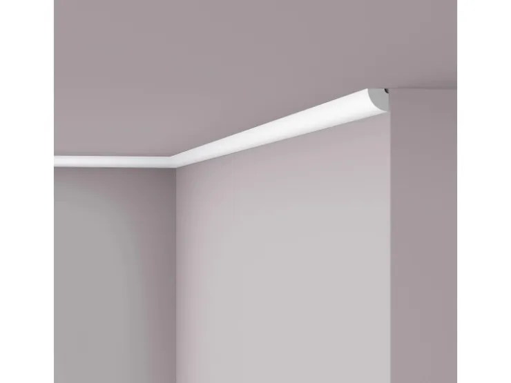 NOEL & MARQUET NMC QR NOMASTYL Eckleiste Zierleiste Stuckleiste 2 m 200 cm x 2,1 cm x 2,1 cm Weiß* Zierprofile