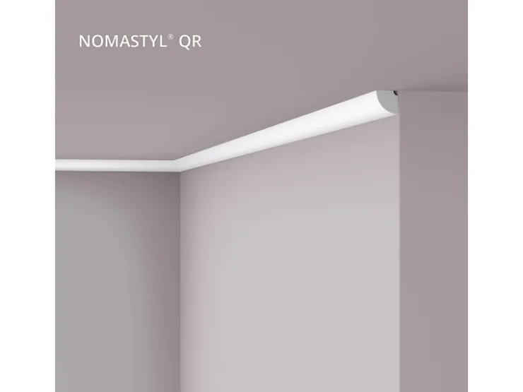 NOEL & MARQUET NMC QR NOMASTYL Eckleiste Zierleiste Stuckleiste 2 m 200 cm x 2,1 cm x 2,1 cm Weiß* Zierprofile