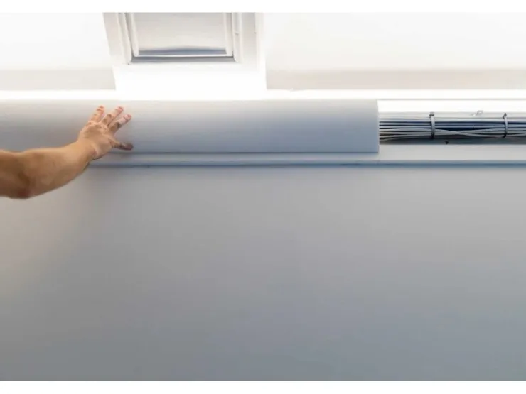 NOEL & MARQUET NMC WT3 WALLSTYL Eckleiste Zierleiste Stuckleiste für Indirekte Beleuchtung 2 m 200 cm x 11 cm x 8 cm Weiß
