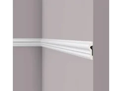 NOEL & MARQUET NMC Z13 ARSTYL Wand- und Friesleiste Zierleiste Stuckleiste 2 m 200 cm x 2,2 cm x 8 cm Weiß