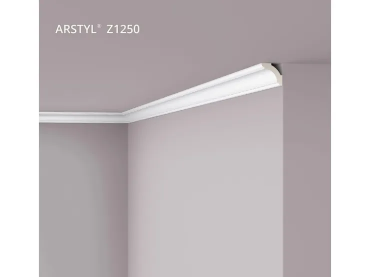 NOEL & MARQUET NMC Z1250 ARSTYL Eckleiste Zierleiste Stuckleiste 2 m 200 cm x 3,5 cm x 3,5 cm Weiß