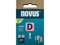 Novus Feindrahtklammern D 53 F Länge 8 mm 1.200 Stück