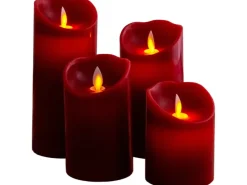 Näve LED-Kerzen 4er-Set Flamme schwingend* Kerzen