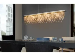 Näve LED-Pendelleuchte Diamonds Chrom* Deckenplatten