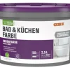 OBI Bad & Küchenfarbe Konservierungsmittelfrei Weiß-Matt 2,5 l