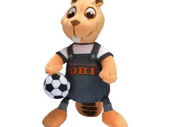 OBI Biber Plüschtier mit Fußball