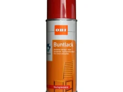 OBI Buntlack Spray RAL 3000 hochglänzend 400 ml