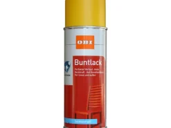 OBI Buntlack Spray RAL 1023 seidenmatt 400 ml* Sprühlacke|Buntlacke
