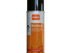 OBI Buntlack Spray RAL 9017 hochglänzend 400 ml