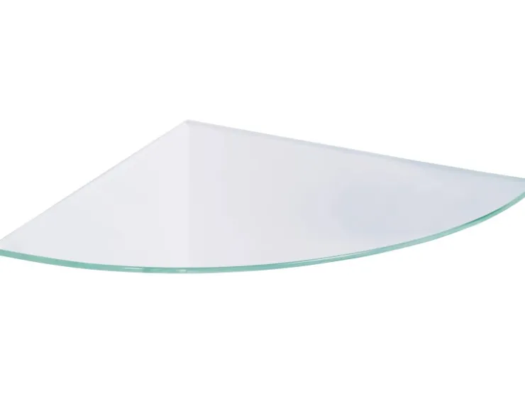 OBI Eckregal Glasboden Villar Klar 25 cm x 25 cm x 0,6 cm* Eckregale