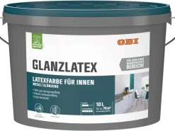 OBI Glanzlatex Weiß glänzend 10 l* Weißlacke