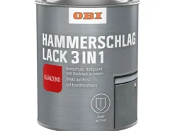 OBI Hammerschlaglack 3in1 glänzend 750 ml* Speziallacke