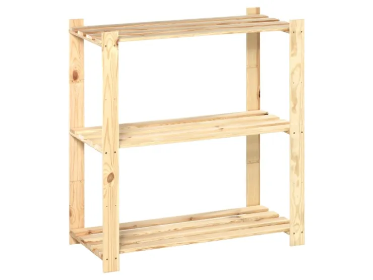OBI Holz-Schraubregal 91 cm x 85 cm x 40 cm