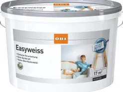 OBI Innen- Wandfarbe Easyweiss matt 2,5 l* Innenfarben