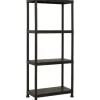 OBI Kunststoffregal XS-60 Schwarz 135 cm x 60 cm x 30 cm