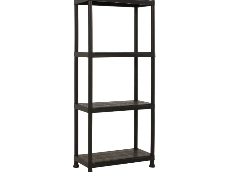 OBI Kunststoffregal XS-60 Schwarz 135 cm x 60 cm x 30 cm