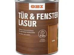 OBI Tür- und Fensterlasur 2,5 l* Holzfarben