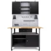 Ondis24 Werkbank Set Klaus 120 cm 1 Schrank LED Werkstatt