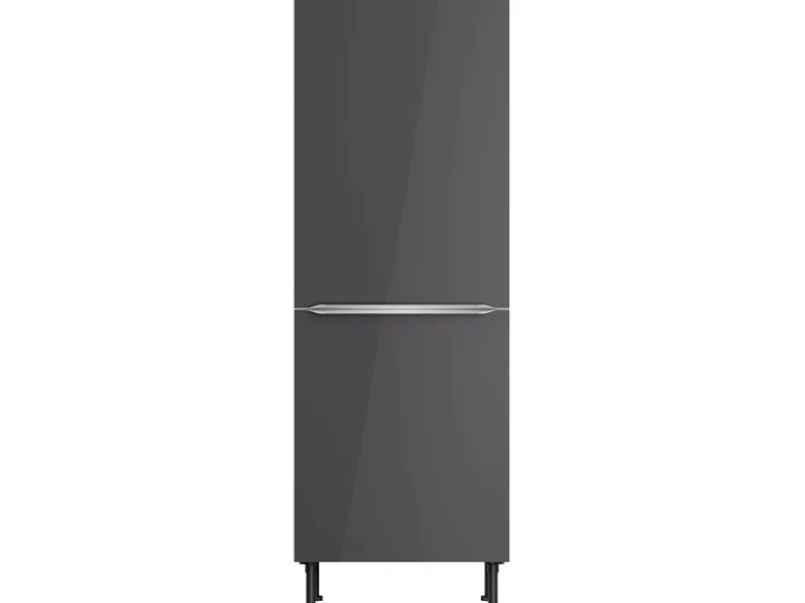 Optifit Küchen-Midischrank Linus984 60cm x 176,6cm x 58,4cm Anthrazit-Wildeiche* Möbelserien