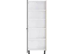 Optifit Küchen-Midischrank Linus984 60cm x 176,6cm x 58,4cm Anthrazit-Wildeiche* Möbelserien